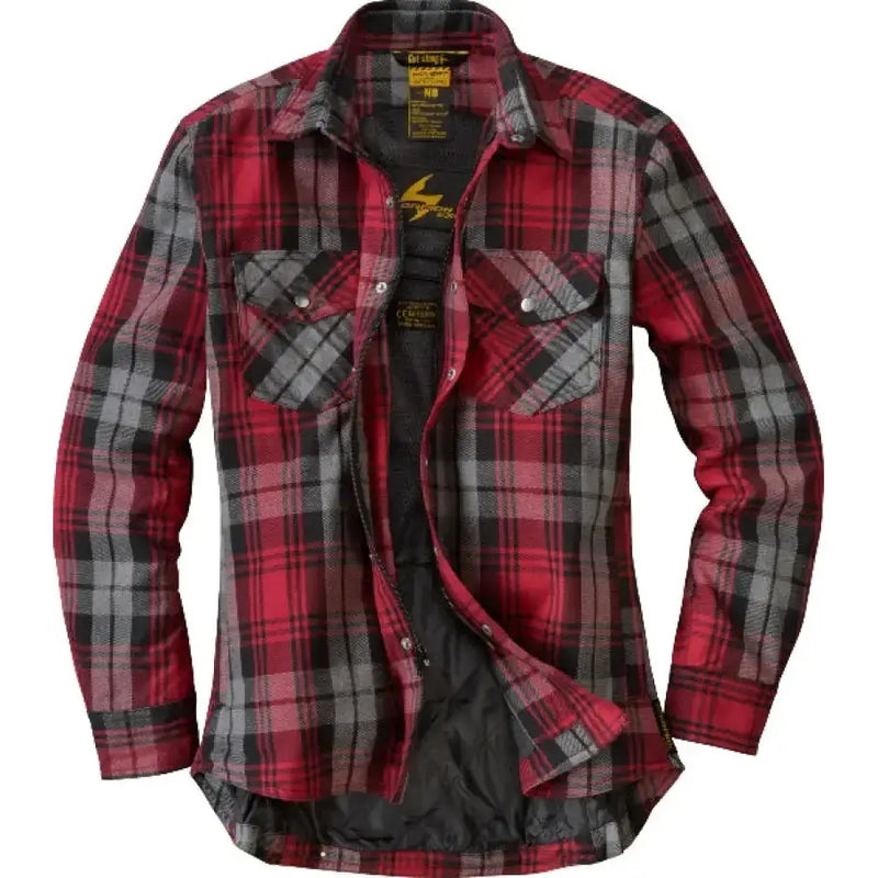 52211-2 Covert Womens Flannel Red/Grey Xs