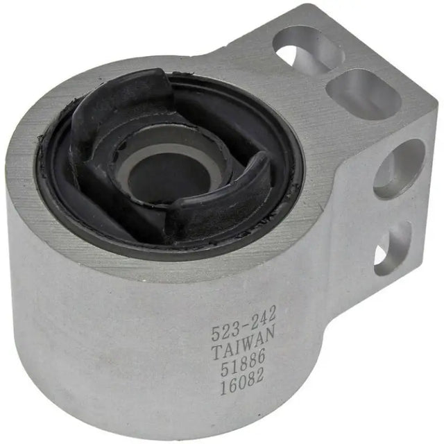Silver metal and black rubber Dorman control arm bushing for Dorman control arm replacement