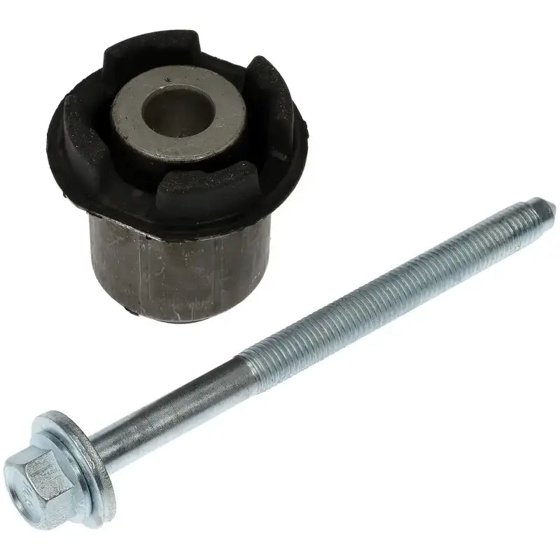 Automotive bushing and bolt for Dorman Subframe Bushing replacement in cars