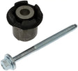 Automotive bushing and bolt for Dorman Subframe Bushing replacement in cars