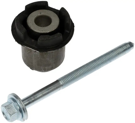 Automotive bushing and bolt for Dorman Subframe Bushing replacement in cars