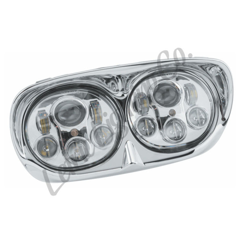 Letric Lighting LLC-LRHP-CC Letric Lighting Led Hdlght Dual 5.75in Chr