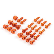 Zeta Aluminum Body Bolt Kit Hardware/Fasteners/Fittings ZE88-5843 - Orange