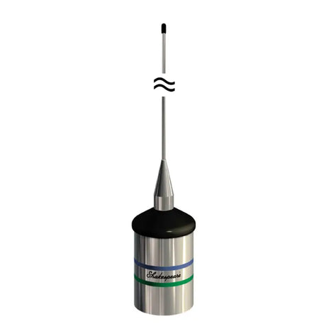 5241-R Shakespeare 3' Heavy Duty VHF Antenna 3dB for marine, RV, automotive, powersports, off-road, exterior, truck accessories, interior, truck bed, RV parts, AVADA - Best Sellers,Must Haves