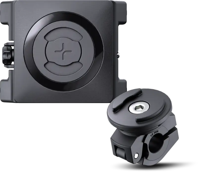 SP CONNECT Universal Clamp Spc+ Moto Scooter Bundle