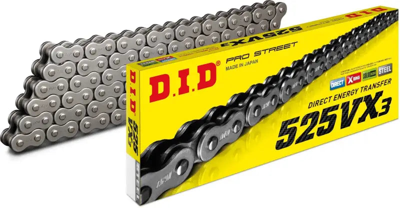 D.I.D 525VX3X116FB Chain 525vx3 116l