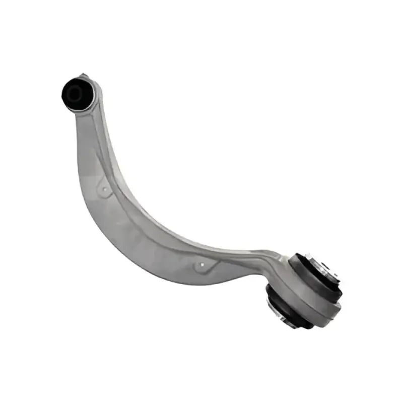 Silver curved suspension control arm for Dorman Control Arm 527-091 replacement, durable control arm