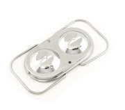 5273 Mr Gasket Chrm Master Cyl Cvr Corvt