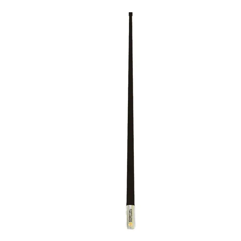 8' black 529-VB-S Digital VHF Antenna with 6dB signal gain, includes cable for easy installation.