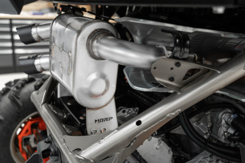 MBRP AT-9208AS MBRP 17-18 Can-Am Maverick X3 Dual Out Active Exhaust