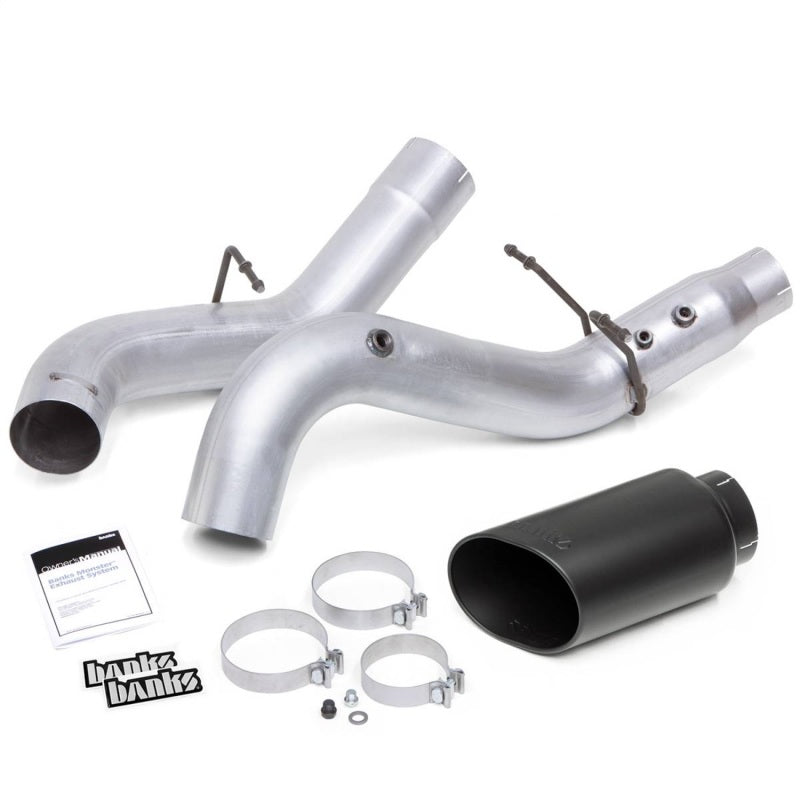 Banks Power 48997-B Banks Power 20-21 Chevy/GMC 2500/3500 6.6L Monster Exhaust System - Black Tip