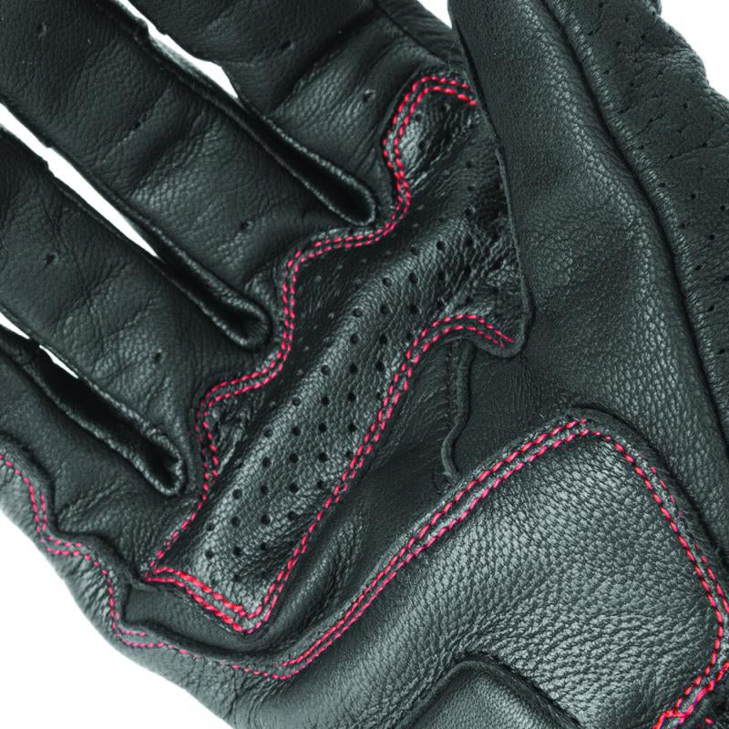 Speed and Strength 892320 Speed and Strength Twist of Fate Leather Gloves Black/Red - Small - 892320