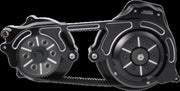 Black anodized motorcycle belt drive system with 530ZVX3-1920G chain ZVX3 Nx-Ring for high tensile strength