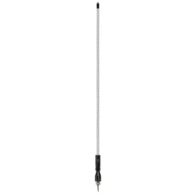 White fiberglass 531-AW Digital Antn with black base for excellent Am/Fm reception