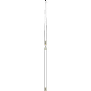 White fluorescent light bulb next to 532-VW-S Digital VHF Antenna for digital TV signal