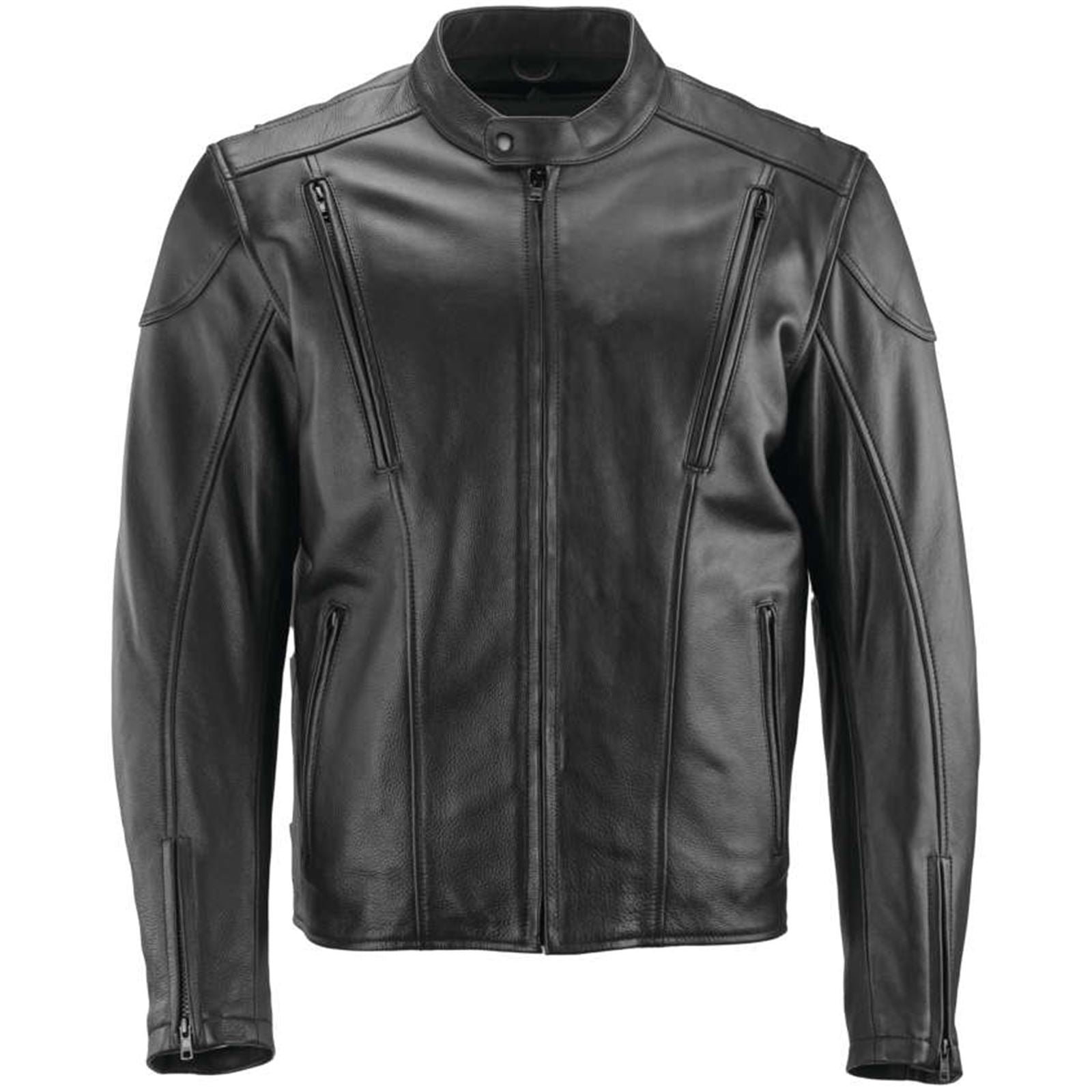 River Road Race Leather Jacket Black - Medium - 094357