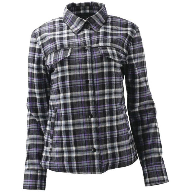 River Road Cameo Flannel Moto Shirt Womens - Small - 094527