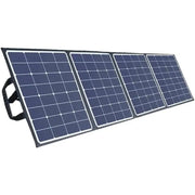 Portable foldable solar panel with four sections and handle for Southwire 100W solar power