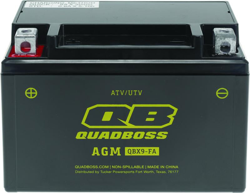 QuadBoss 401379 QuadBoss 09-20 Arctic Cat 150 Utility 2x4 AT Maintenance-Free AGM Battery - 401379