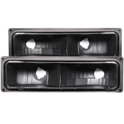 ANZO 511053 ANZO 1988-1998 Chevrolet C1500 Euro Parking Lights Black
