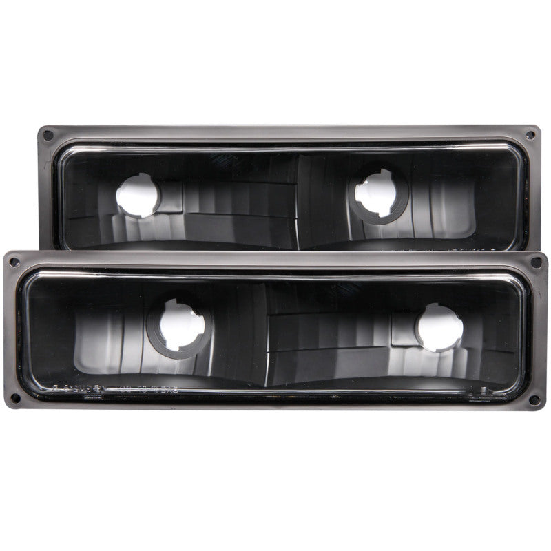 ANZO 511053 ANZO 1988-1998 Chevrolet C1500 Euro Parking Lights Black