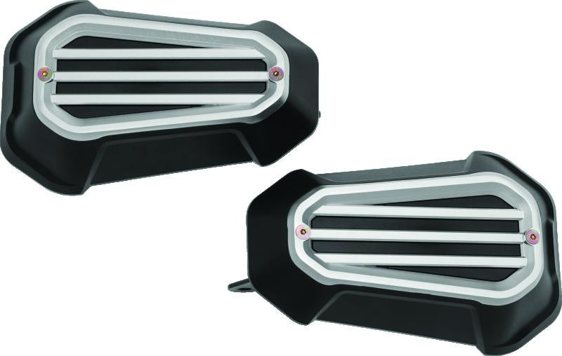 Kuryakyn 6708 Kuryakyn Dillinger Handguards Silver - 6708