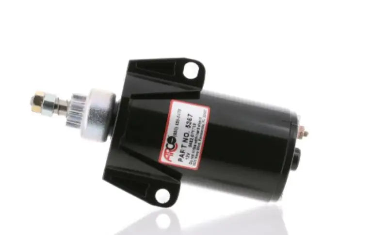 Black starter solenoid for Arco Marine marine outboard with reliable performance