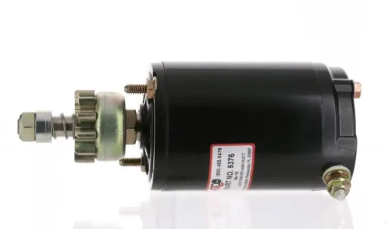 Black electric motor with gear for Arco Marine marine outboard RV parts & accessories