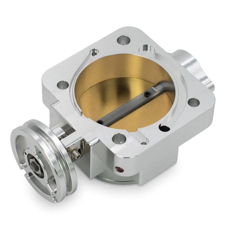 BLOX Racing BXIM-00205-SI-V2 BLOX Racing Honda B/D/H/F Series Engines 76mm Silver Billet Throttle Body V2 / Includes TPS