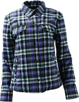 River Road Cameo Flannel Moto Shirt Womens - Medium - 094528