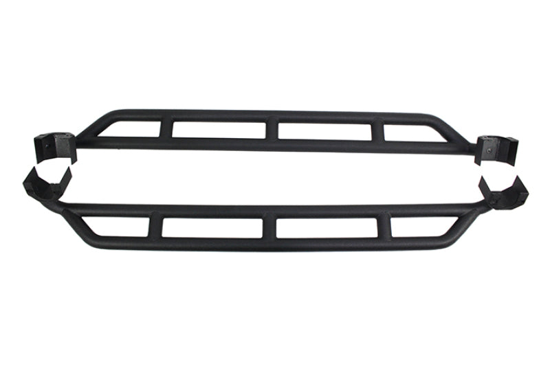 Fishbone Offroad FB23009 Fishbone Offroad 07-18 Jeep JK 4 Door Wrangler JK Steel Rock Sliders - Blk Textured Powdercoat - FB23009