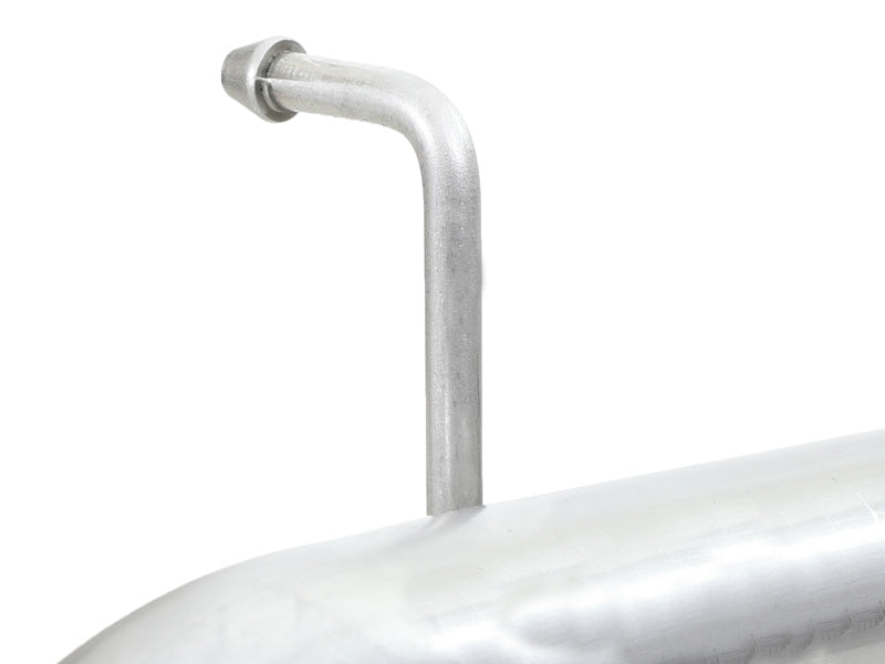 aFe 49-48086-P aFe Rebel Series 2.5in 409 SS Axle-Back Exhaust Polished 07-18 Jeep Wrangler (JK) V6-3.6L/3.8L