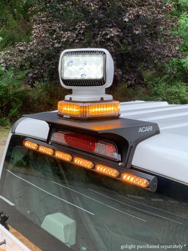 Vehicle roof-mounted emergency lighting system from 540-6F-COL Acari Fleet Complete Upfit Ready Package