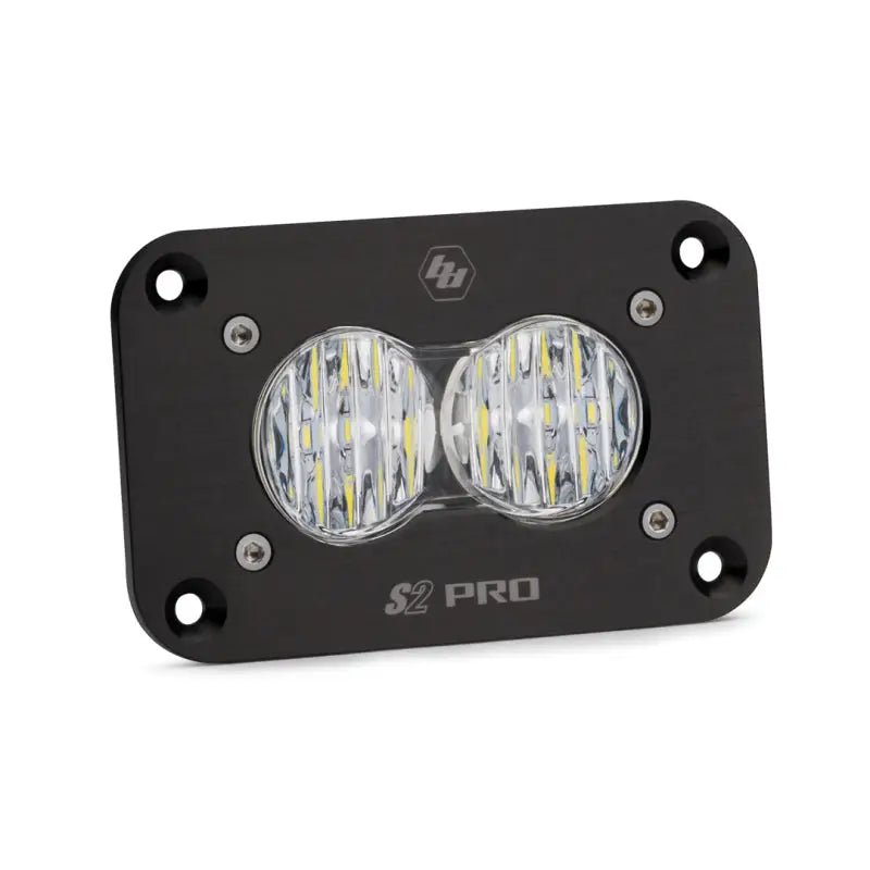 Baja Designs 541005 541005 Baja Designs S2 Sport Flush Mount Wide Cornering Pattern LED Work Light - Clear Lens