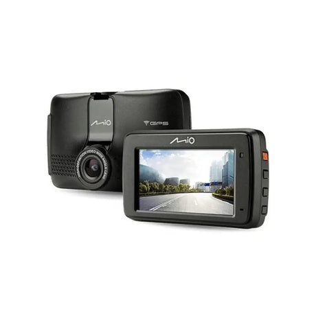 Black dash cam with display unit for 5415N5830027 MIO Mivue 733 Wi-Fi Gps