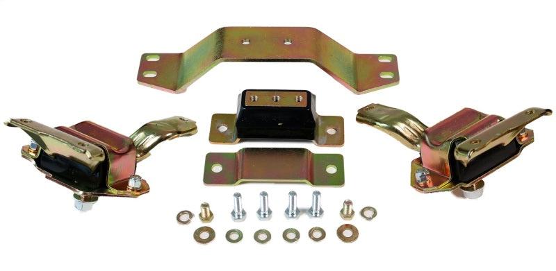 Energy Suspension 4.1130G Energy Suspension 99-04 Ford Mustang 4.6L V8 Black Motor & Transmission Mount Set