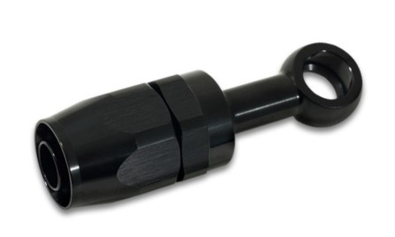 Vibrant 24084 Vibrant -8AN Banjo Hose End Fitting for use with M14 or 9/16in Banjo Bolt - Aluminum Black