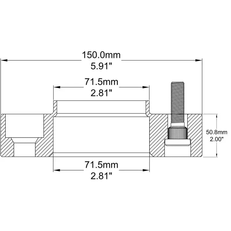 5450-5450H-E Revolution Adapter 5X4.5 To 5X4.5 2.00'Id/Od