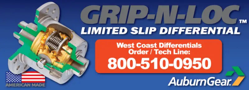 Grip-N-Loc limited slip differential for Auburn Gear Chrysler Bolt 30T 8-3/4 axle
