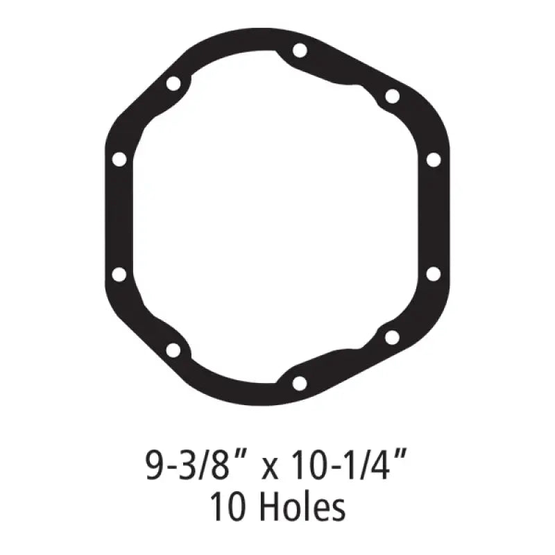 Black gasket with ten holes for Auburn Gear 73&down 30t 71-Curren differential upgrade