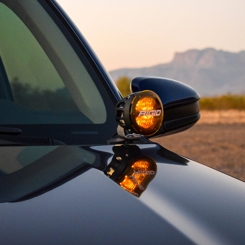 Rigid Industries 46704 Rigid Industries 10-20 Toyota 4Runner A-Pillar Light Kit (Incl. 4In 360-Series Drive)