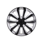 54915BLK Coast2Coast wheel cover set of 4 for 18-20 Kia Rio, featuring a sleek black and silver design, enhancing your car's style and protection, RV, Automotive, Powersports, off-road, marine, exterior, truck accessories, interior, truck bed, rv parts, Maintenance, Wheel and Tire Accessories, Shield Your RV, Car, and Tires with Durable Covers for All Seasons, AVADA - Best Sellers, Must Haves