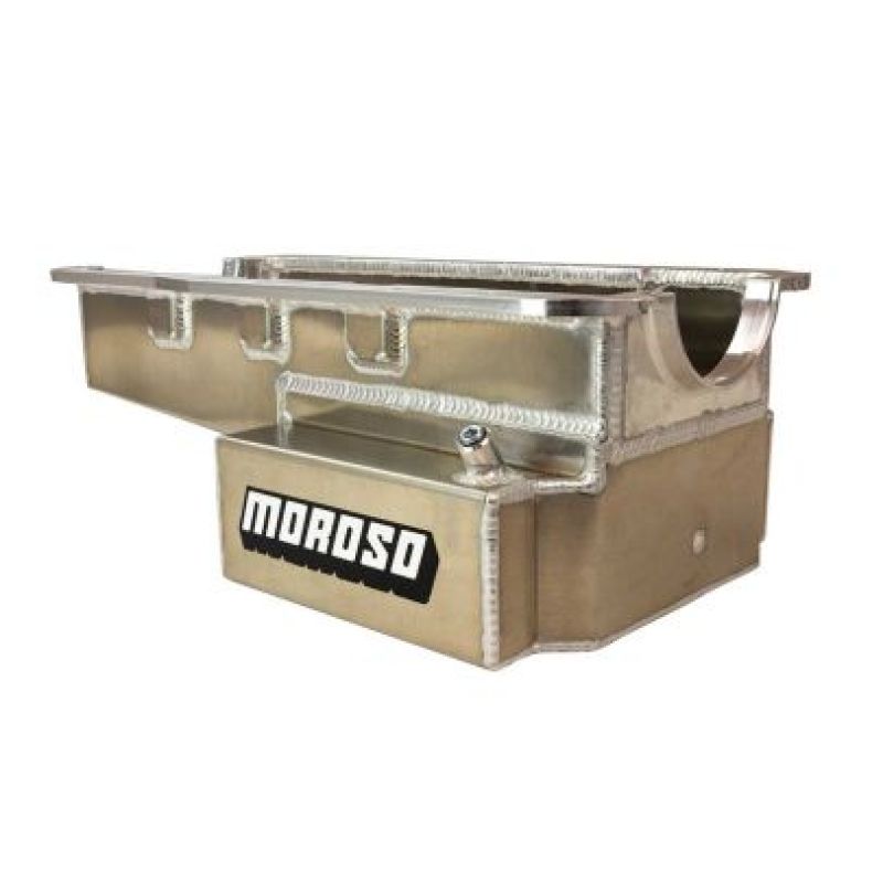 Moroso 20538 Moroso Ford 351W Road Race Baffled Front Sump 8in Deep Aluminum Oil Pan