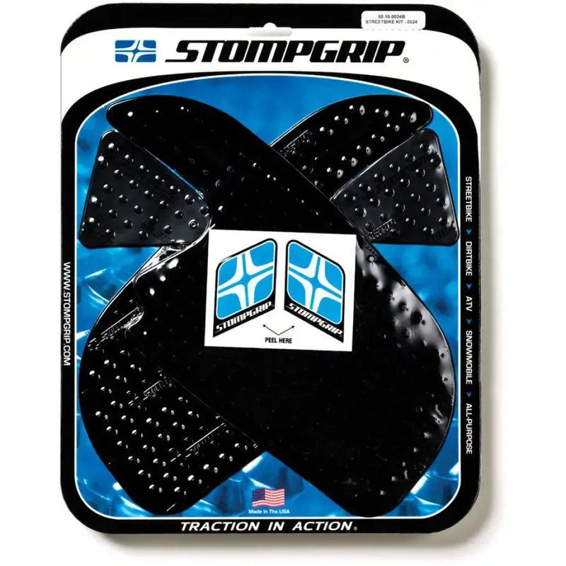 55-10-0024B Stompgrip Tank Pad Kit Volcano Black - Street Traction