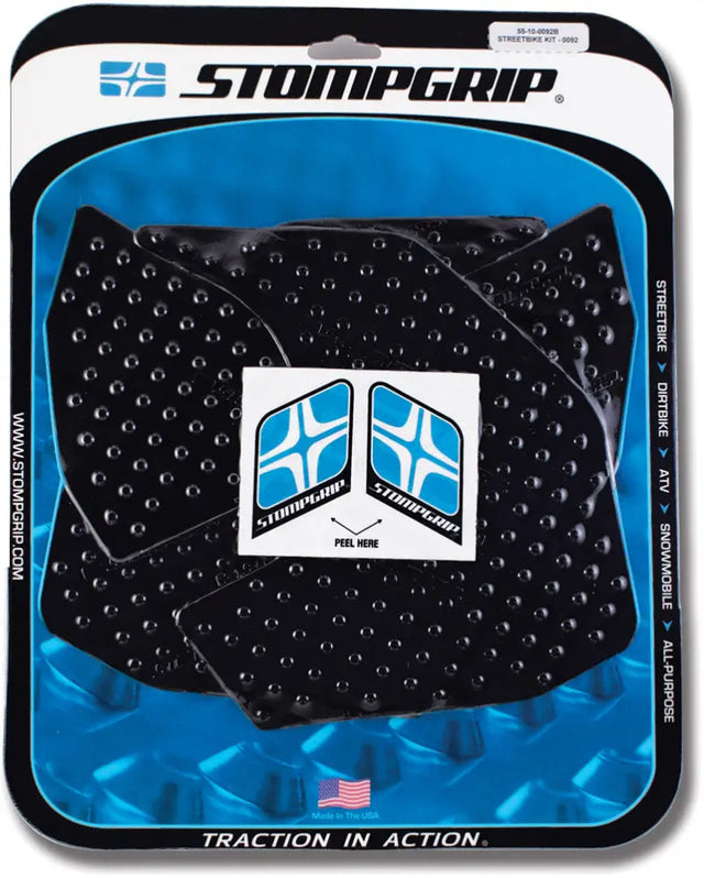 STOMPGRIP Tank Pad Kit Volcano Black for Powersports