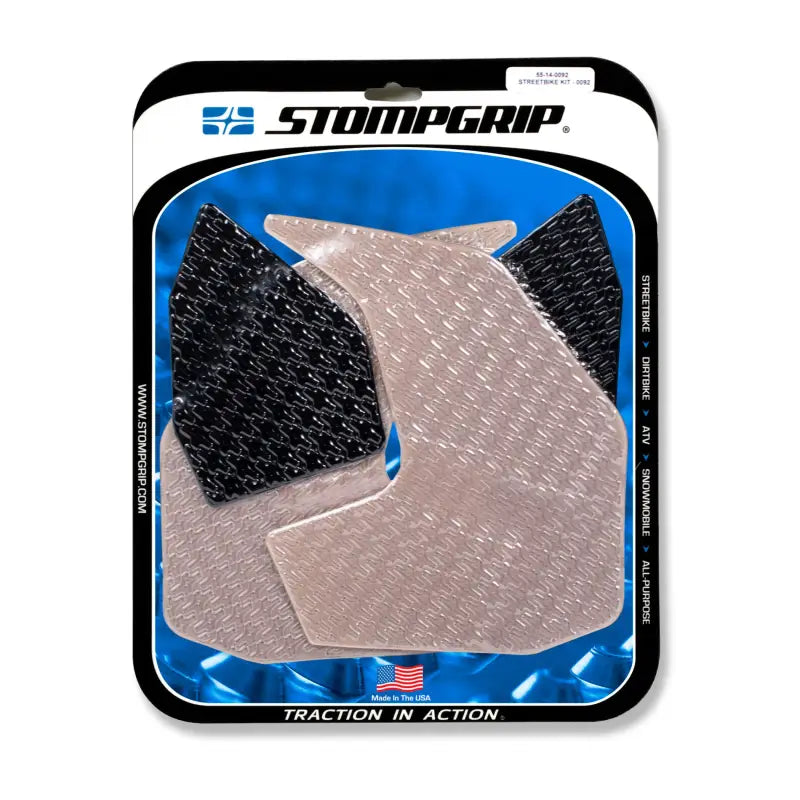 STOMPGRIP Tank Pad Kit Icon Clear for Powersports