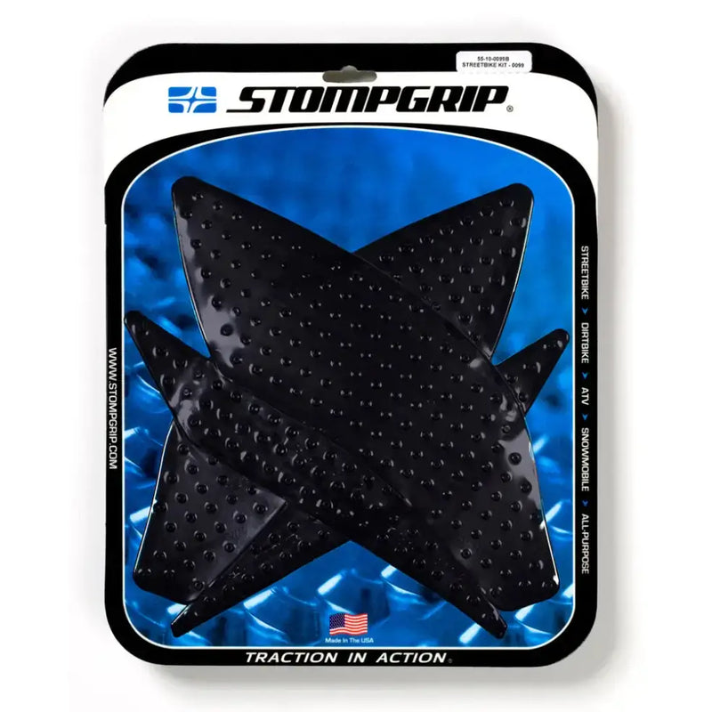 STOMPGRIP Tank Pad Kit Volcano Black for Powersports