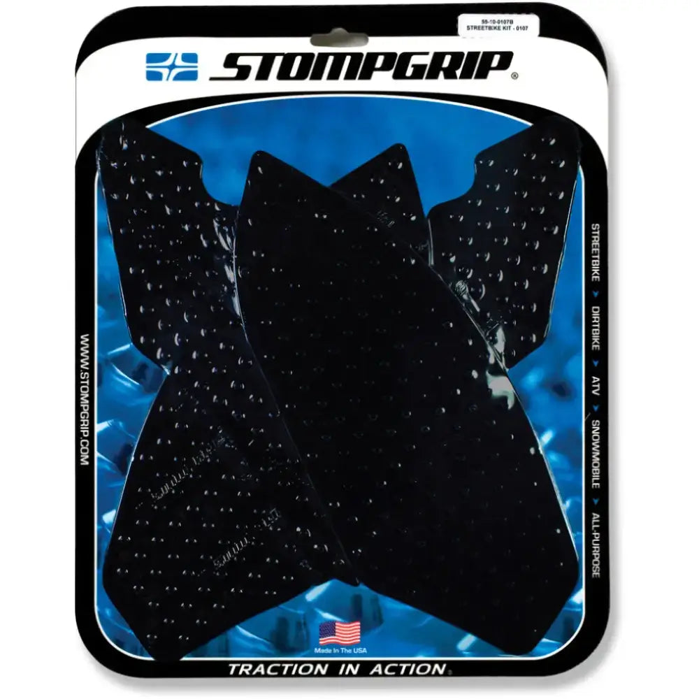 STOMPGRIP Tank Pad Kit Volcano Black for Powersports
