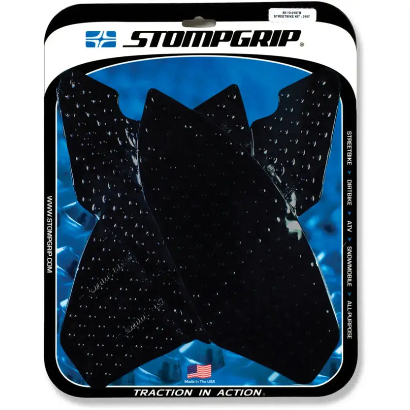 STOMPGRIP Tank Pad Kit Volcano Black for Powersports
