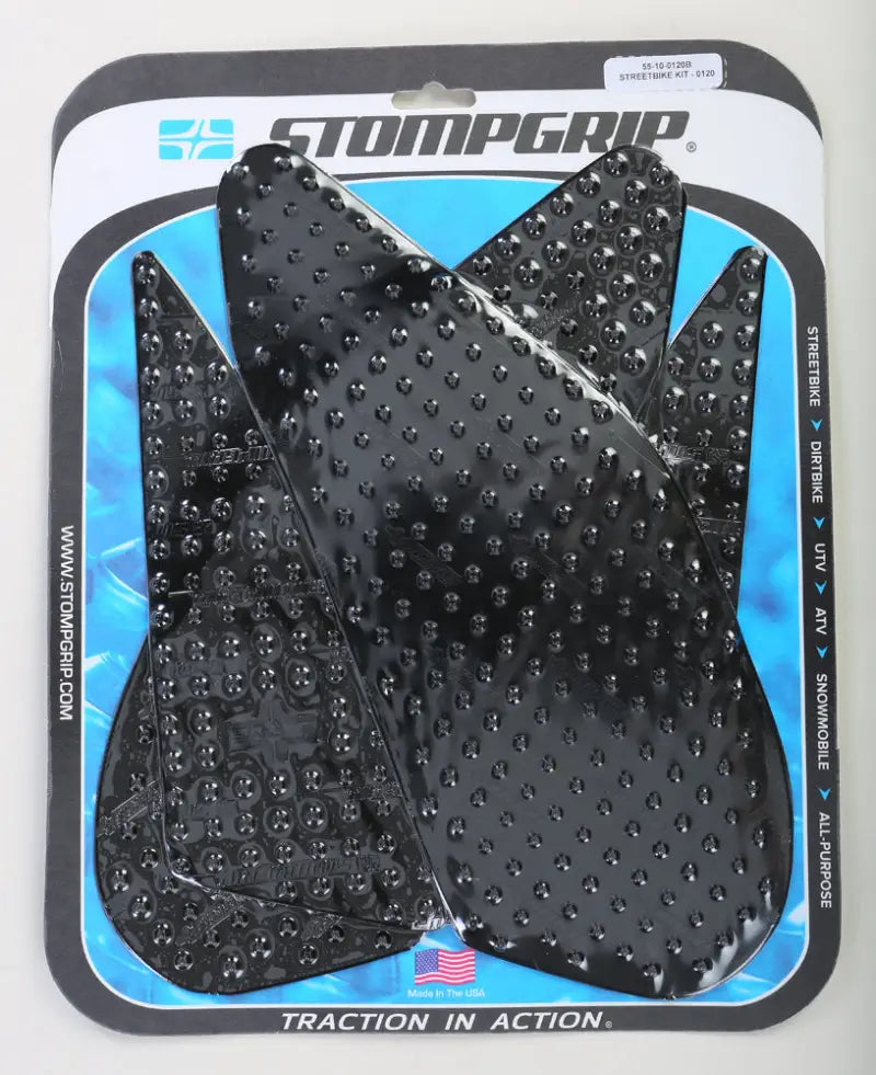 STOMPGRIP Street Traction Pad Black for Powersports